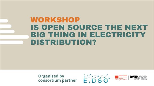 Webinar ‘Is Open Source the next Big Thing in Electricity Distribution?’